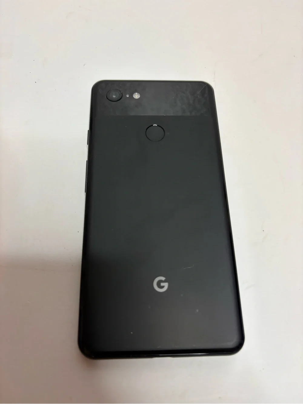 google Pixel Phone with Black Front Display